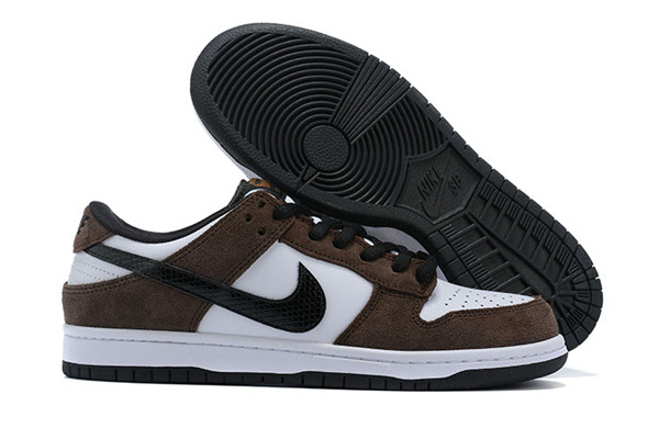 Men's Dunk Low SB Brown/White Shoes 0194 Men's Dunk Low SB Brown/White Shoes 0194